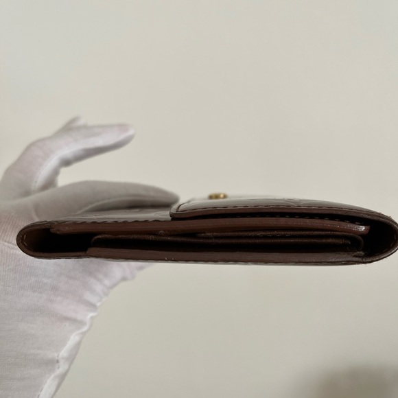 Louis Vuitton Bronze Vernis International Wallet Vintage Rare Color - Picture 10 of 14